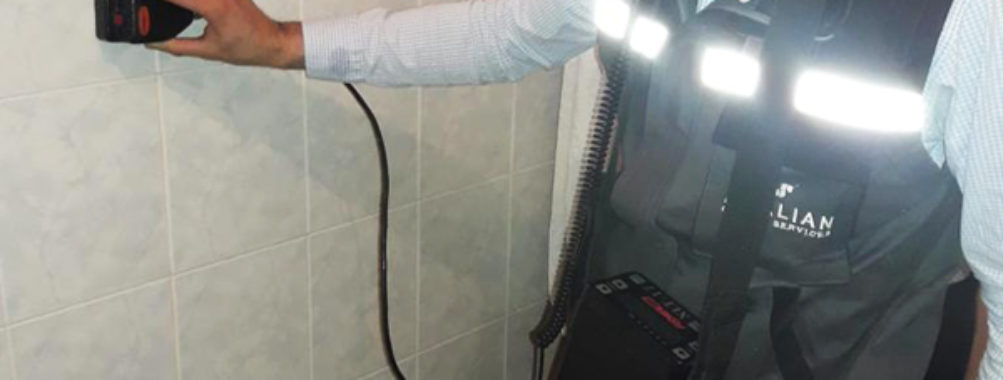Erzurum atık su gider borusunda su kaçağını tespit eden firma